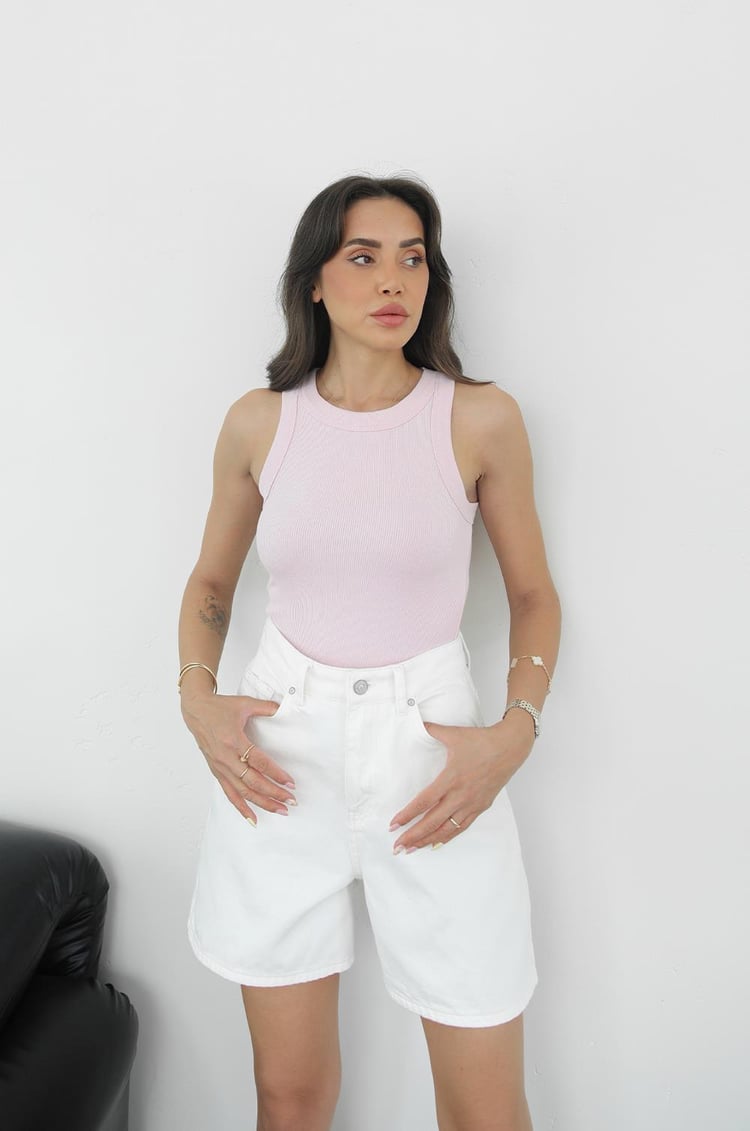 Toz Pembe Premium Doku Fitilli Atlet