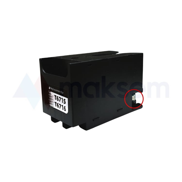 Atık Mürekkep Tankı (Waste Ink Tank) Çipli T6715 T6716 671600 C13T671600 TPLD