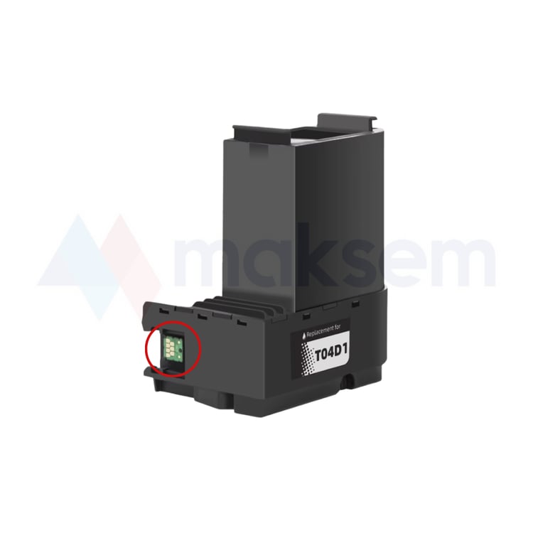 Atık Mürekkep Tankı (Waste Ink Tank) Çipli T-04D1 E-04D1 T04D100 C13T04D100 TPLD