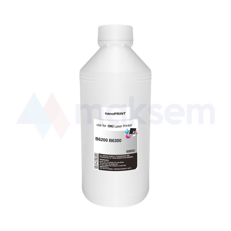 Mono Toner Tozu (Toner Powder) 500gr nanoPRINT, OKI B6200 B6300