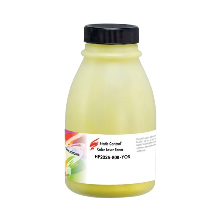 Sarı Toner Tozu (Toner Powder) 80gr Static, HP Color LaserJet 2025