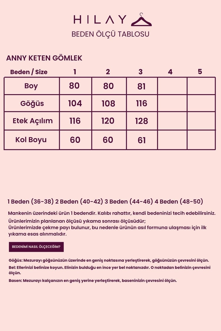 Anny Nakışlı Keten Gömlek BEYAZ