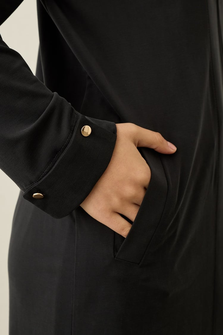 Belisa Fleto Cepli Örme Rayon Pantolonlu Takım SİYAH