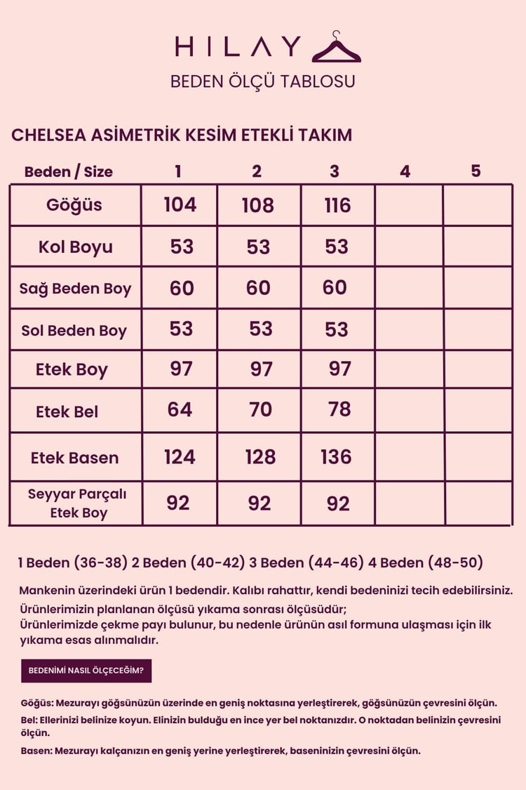 Chelsea Asimetrik Örme Rayon Etekli Takım HAKİ