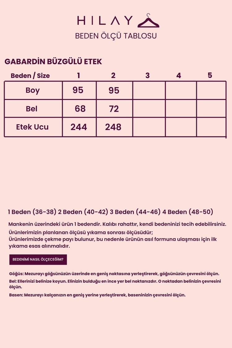 Gabardin Kumaşlı Büzgülü Pamuklu Etek LACİVERT