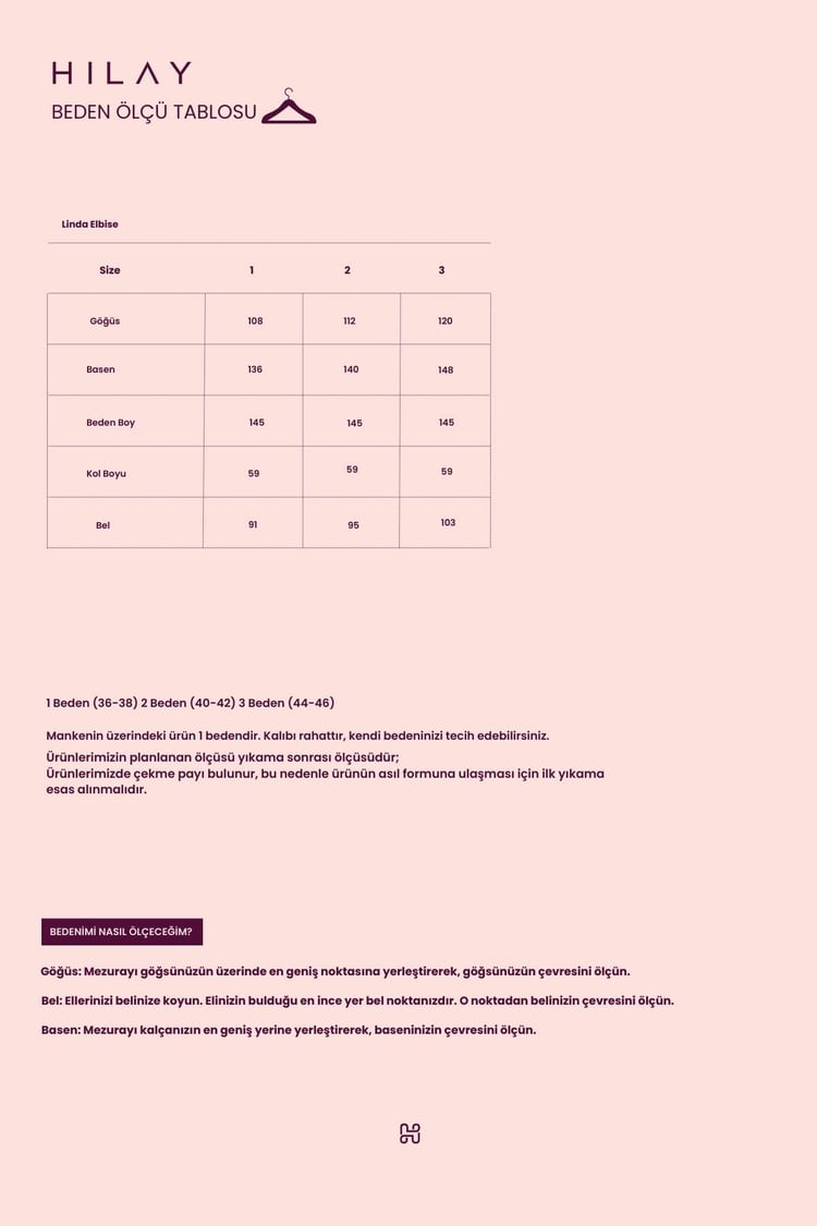 Linda Kontrast Dikiş Detaylı Elbise MÜRDÜM