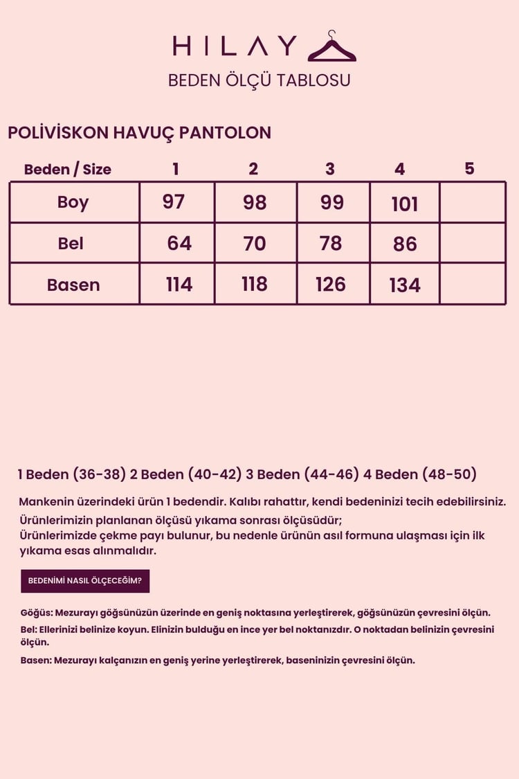 Poliviskon Havuç Pantolon BEYAZ