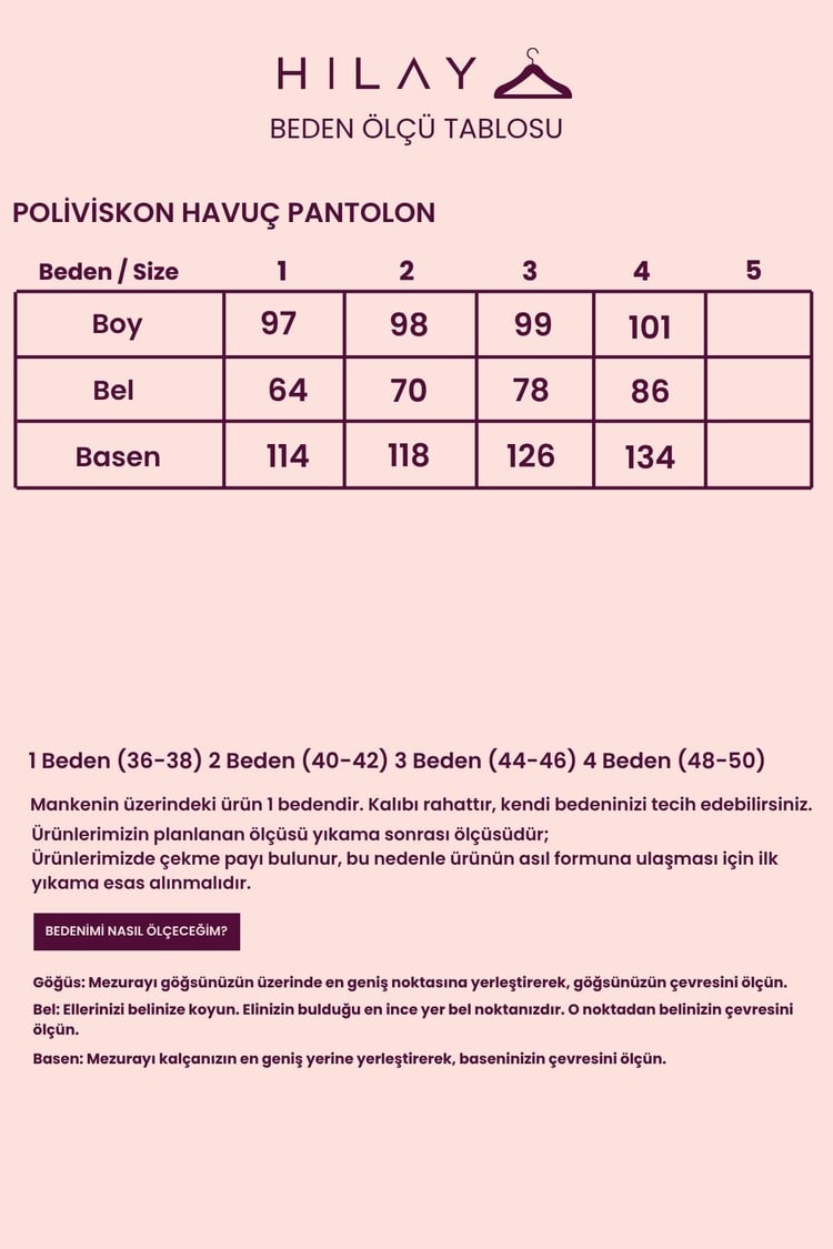 Poliviskon Havuç Pantolon SİYAH