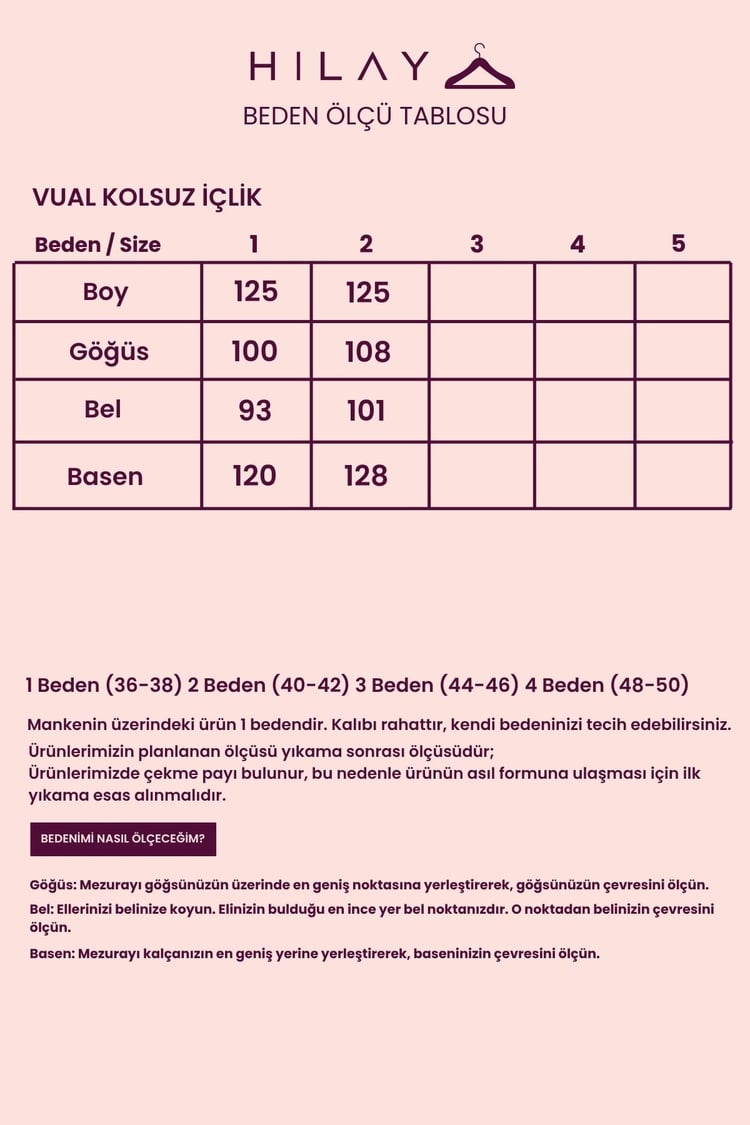Vual Kolsuz Elbise Astarı BEJ