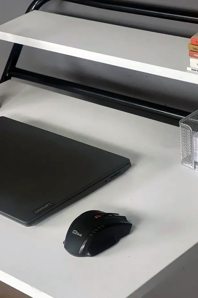 🔥 Lich Metal Ayaklı Katlanır Çalışma Masası Beyaz | Raflı Laptop Sehpası | Çizim ve Ders Masası