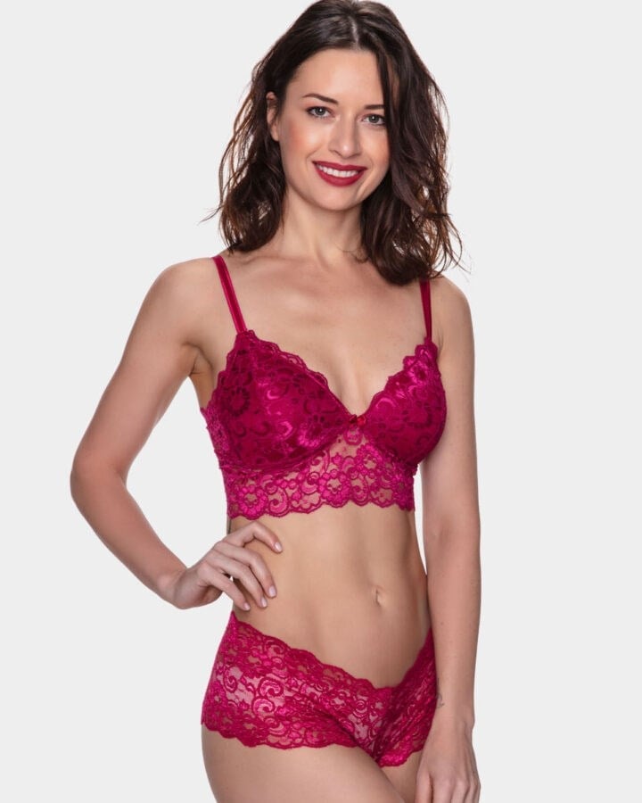 650 - Süngerli Bralet Takımı Beyaz 85 B