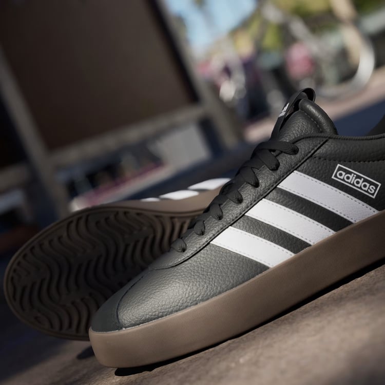 Adıdas Id6286 Vl Court 3.0 10.9308 Cblack/Ftwwht/Gum5 Mrd Sneaker Ayakkabı