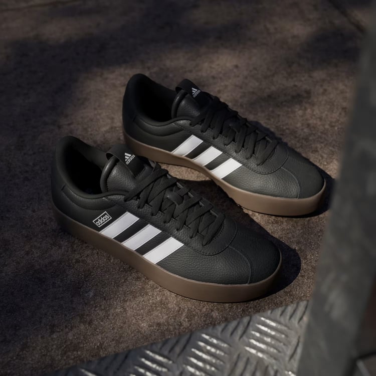Adıdas Id6286 Vl Court 3.0 10.9308 Cblack/Ftwwht/Gum5 Mrd Sneaker Ayakkabı