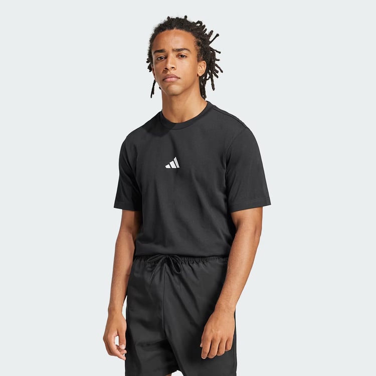 Adıdas Je9024 M Sl Sj T 10.0611 Black/Whıte Erkek T-Shırt