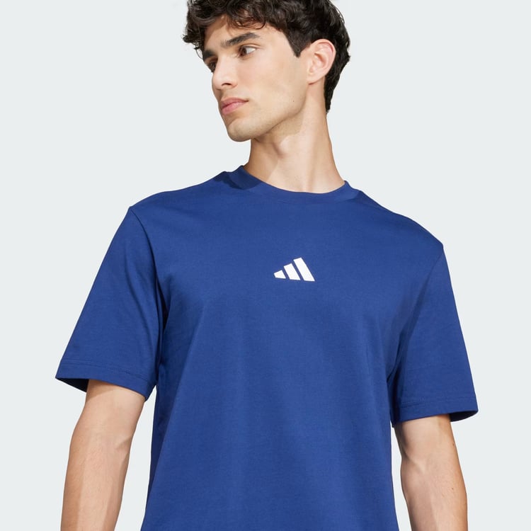 Adıdas Jf1093 M Sl Sj T 10.0013 Dkblue/Whıte Erkek T-Shırt