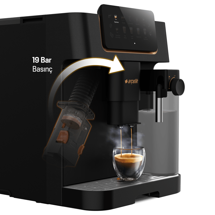 Arçelik EM 6395 Imperium Barista® Tam Otomatik Tam Otomatik Espresso Makinesi