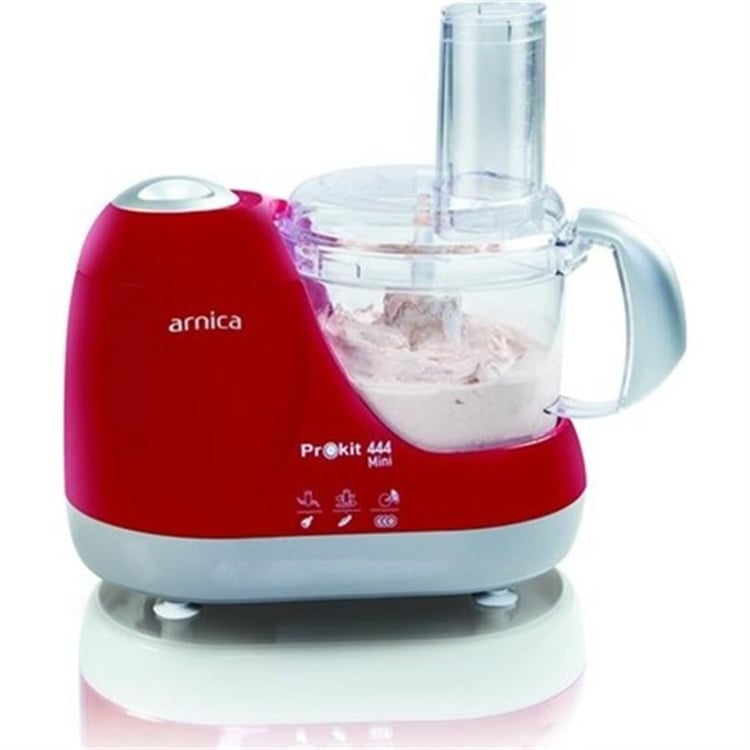 Arnica Gh21032 Prokit 444 Mini Mutfak Robotu Kırmızı