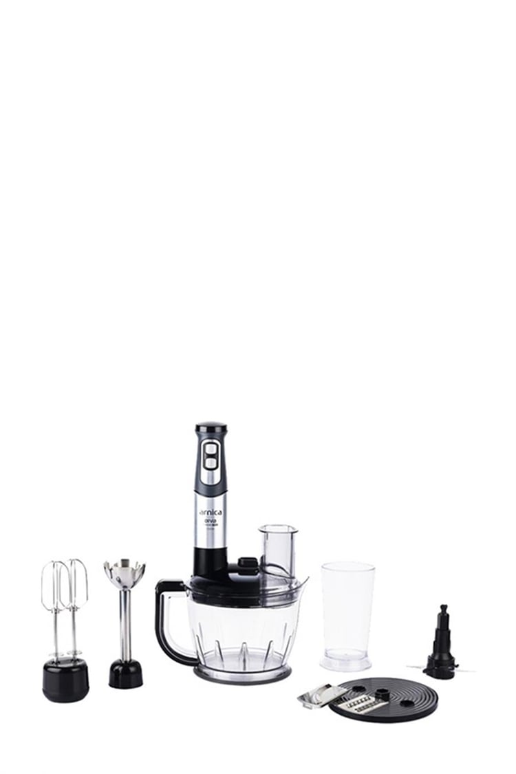 Arnica GH21801 Diva Trend Pro Doğrayıcı Blender Seti Gümüş