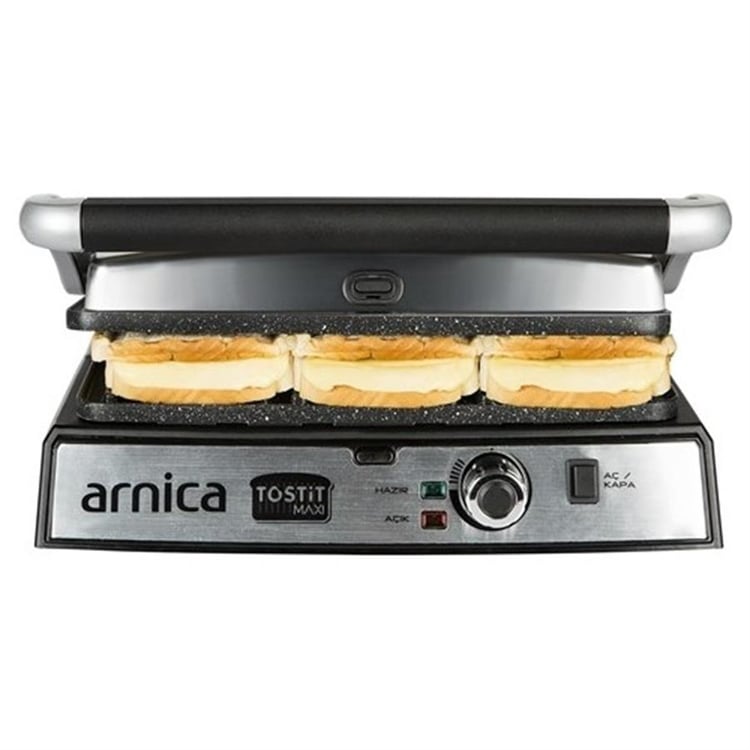 Arnica H26240 Tostit Maxi Granit Izgaralı Tost Makinesi Fuşya