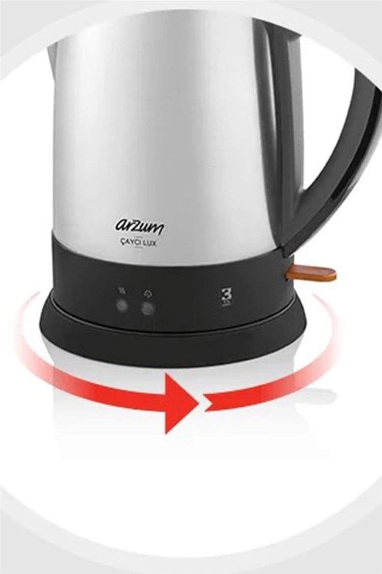 Arzum 3051-INX Caycı Lux Cay Makınesı Paslanmaz Celık