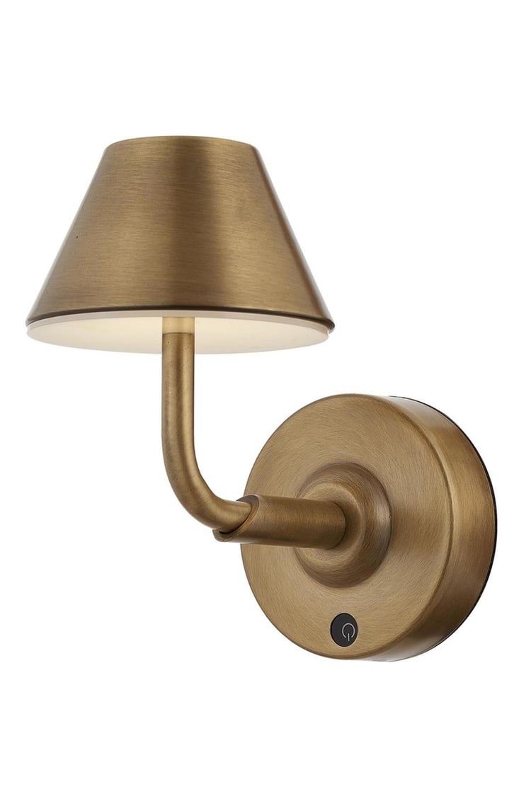Avonni AP-64006-E Eskitme Kaplama Aplik LED Metal Opal Pleksi 12x22 cm