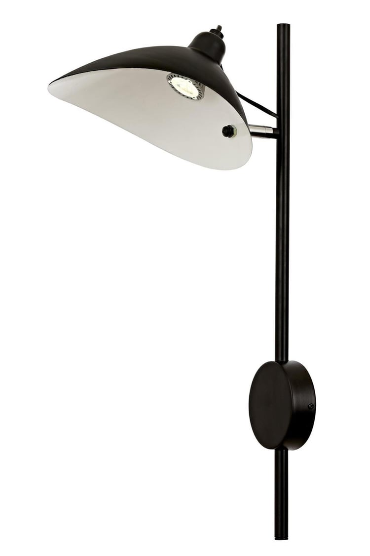 Avonni AP-9127-1BSY Siyah Boya Aplik E14 Metal 21x30 cm