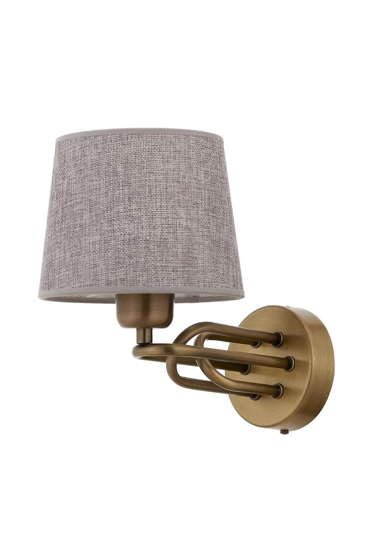 Avonni AP-9134-1E Eskitme Kaplama Aplik E27 Metal Kumaş 20x25 cm