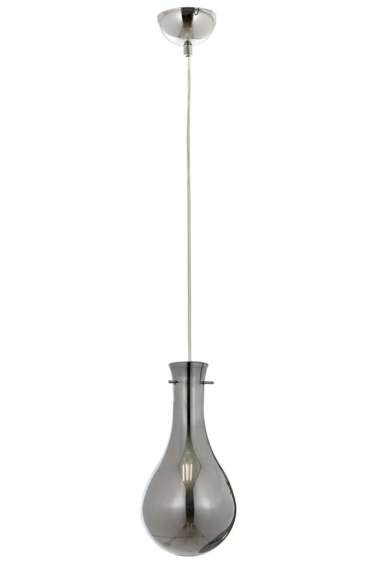 Avonni AV-1697-1K Krom Kaplama Modern Avize E14 Metal Cam 15 cm