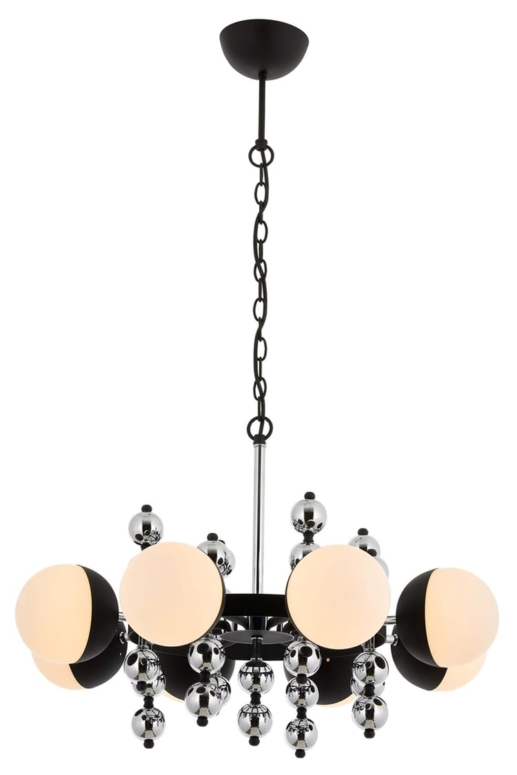 Avonni AV-4322-8K Krom Kaplama Modern Avize E27 Metal Cam 105 cm