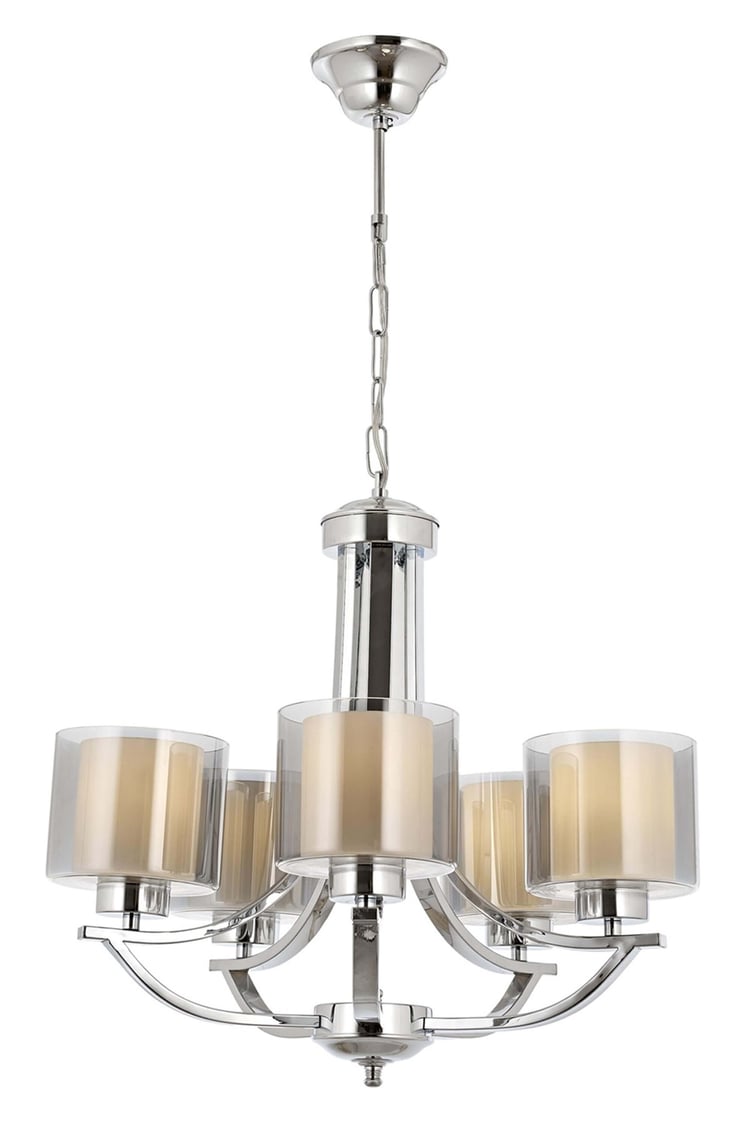 Avonni AV-65228-5K Krom Kaplama Modern Avize E27 Metal Cam 55 cm