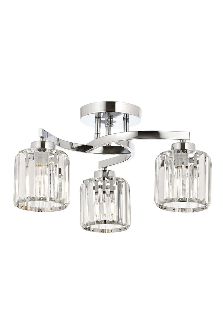 Avonni AV-65229-3K Krom Kaplama Modern Avize E27 Metal Kristal 58 cm