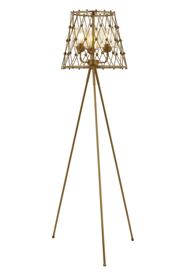 Avonni LM-1904-3BSA Eskitme Boya Lambader E27 Metal Cam 50 cm