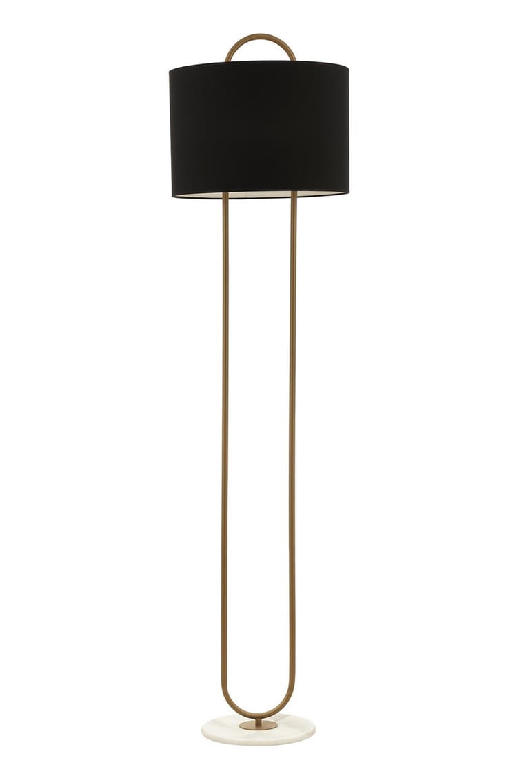 Avonni LM-9112-1EB Eskitme Boya Lambader E14 Metal Mermer 41 cm