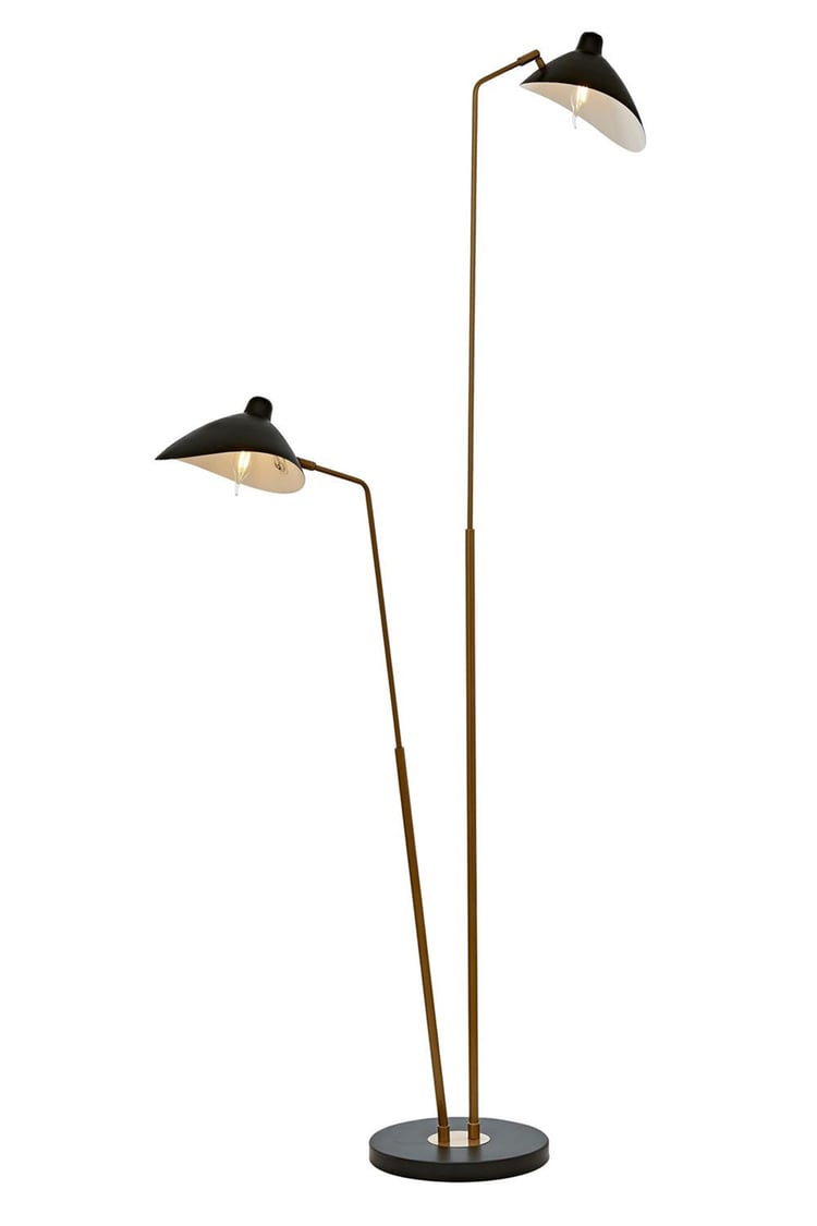 Avonni LM-9127-2BSY Siyah Boya Lambader E27 Metal 100x30 cm