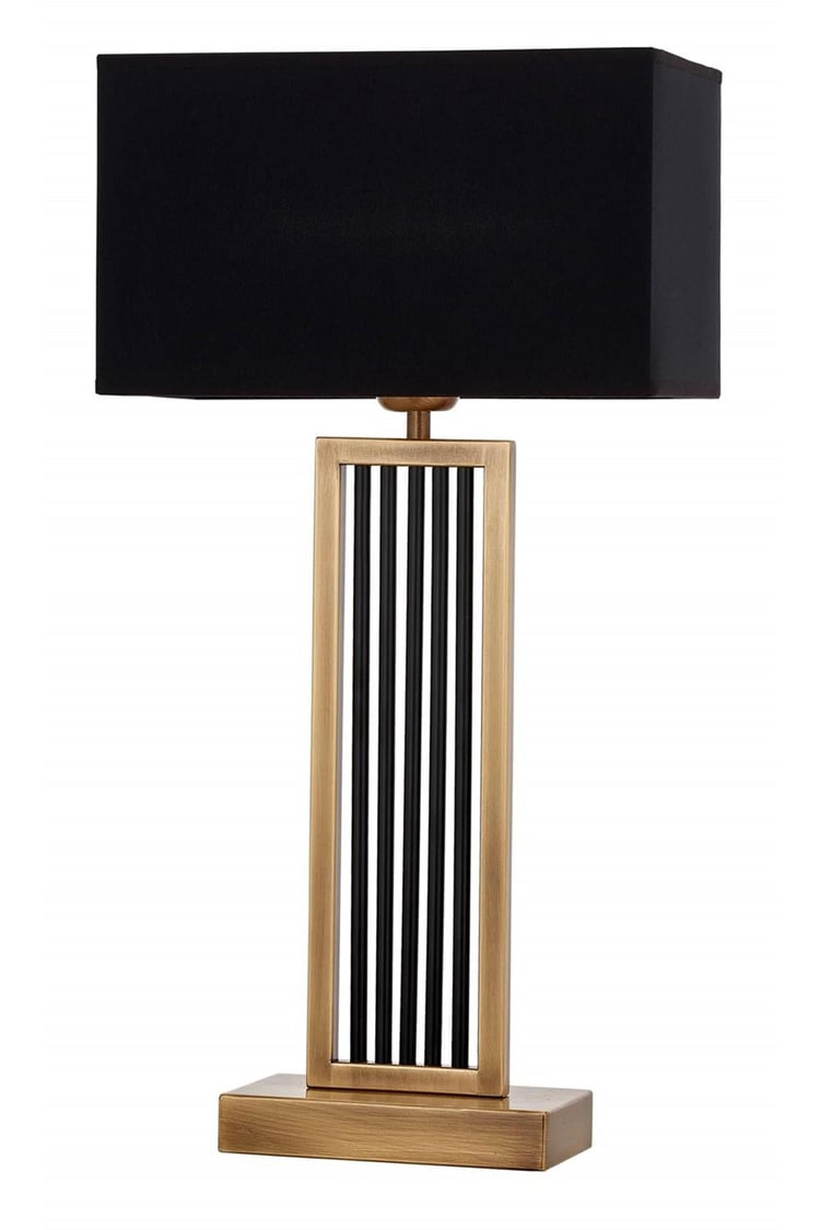 Avonni ML-9136-1E Eskitme Kaplama Masa Lambası E27 Metal Kumaş 30 cm