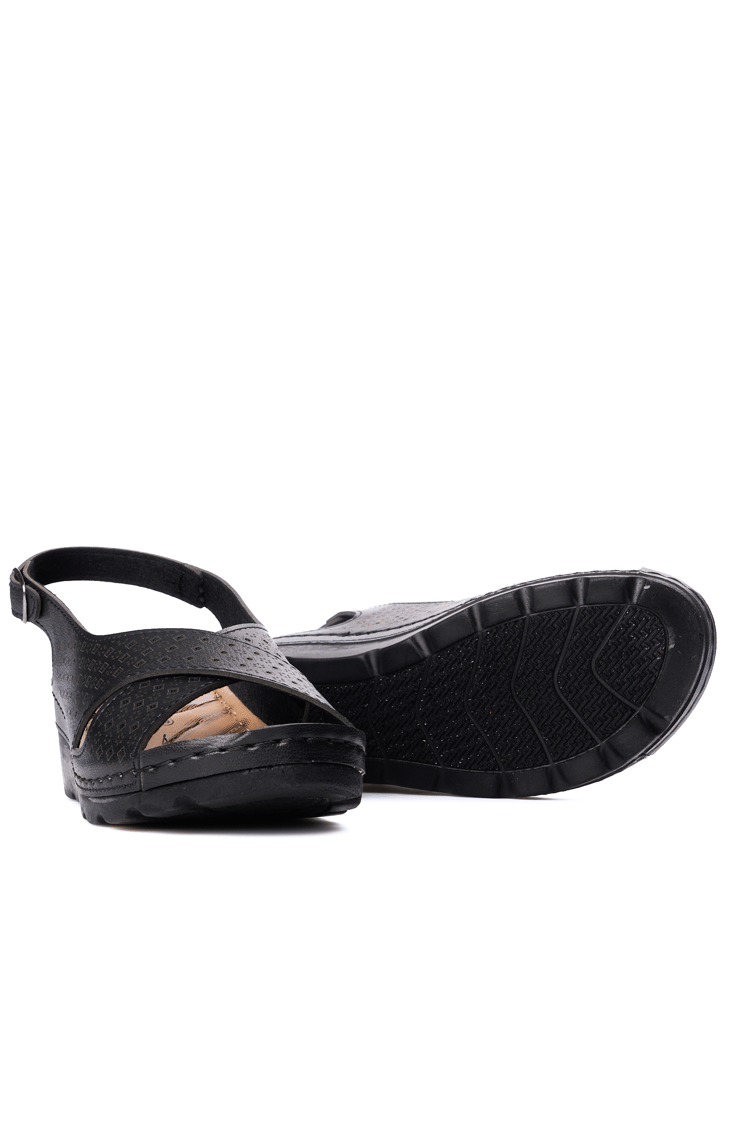 Avox 752 Siyah Kadın Sandalet