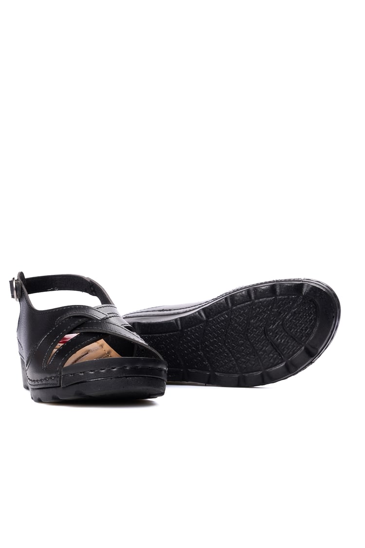 Avox 755 Siyah Kadın Sandalet