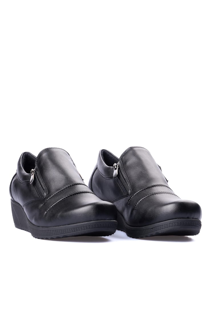 Ayakdaş Ayk03 644 Siyah Kadın Comfort Ayakkabı