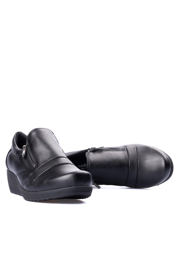 Ayakdaş Ayk03 644 Siyah Kadın Comfort Ayakkabı