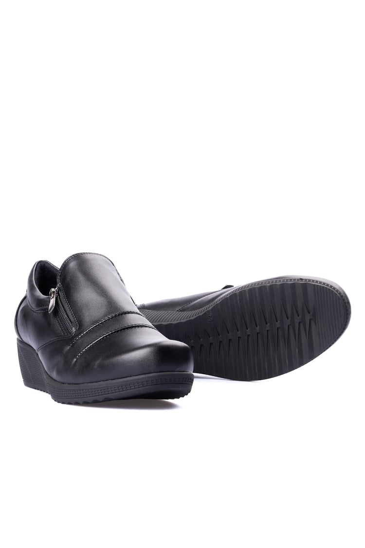 Ayakdaş Ayk03 644 Siyah Kadın Comfort Ayakkabı