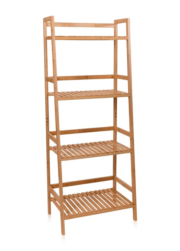 Bambu 4 Katlı Düzenleyici Dolap Raf 120x49x32 Cm