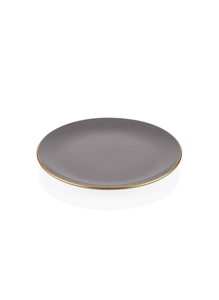 Basic Pasta Tabağı 6 Lı Set Gri - 19cm