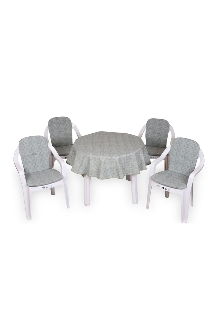 Belde Delüks ( 4+1 ) Masa Örtülü Midiset S.Yeşili-3381