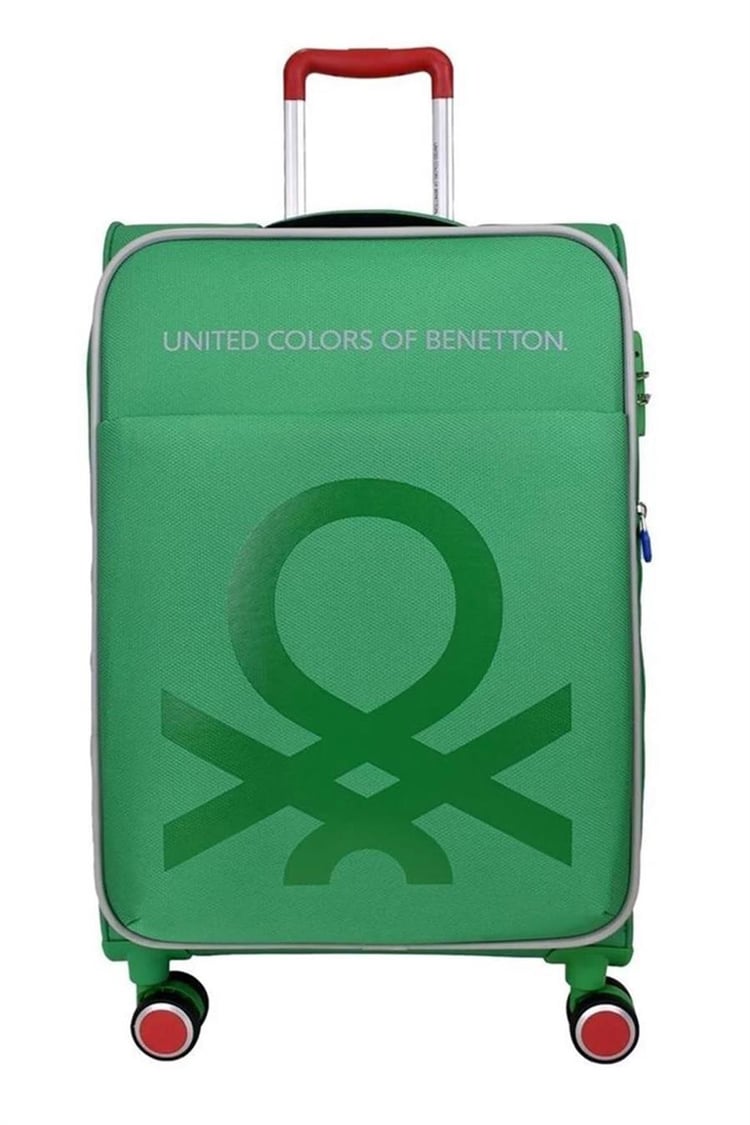 Benetton 14BNT2200-03-YSL Trolley 50 Cm Yeşil Kabin Boy Valiz