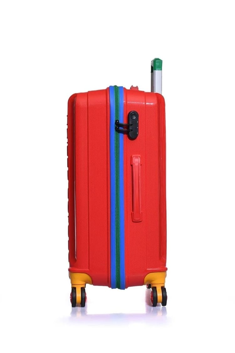 Benetton 14BNT300-02-KR Trolley 60 Cm Kırmızı Orta Boy Valiz