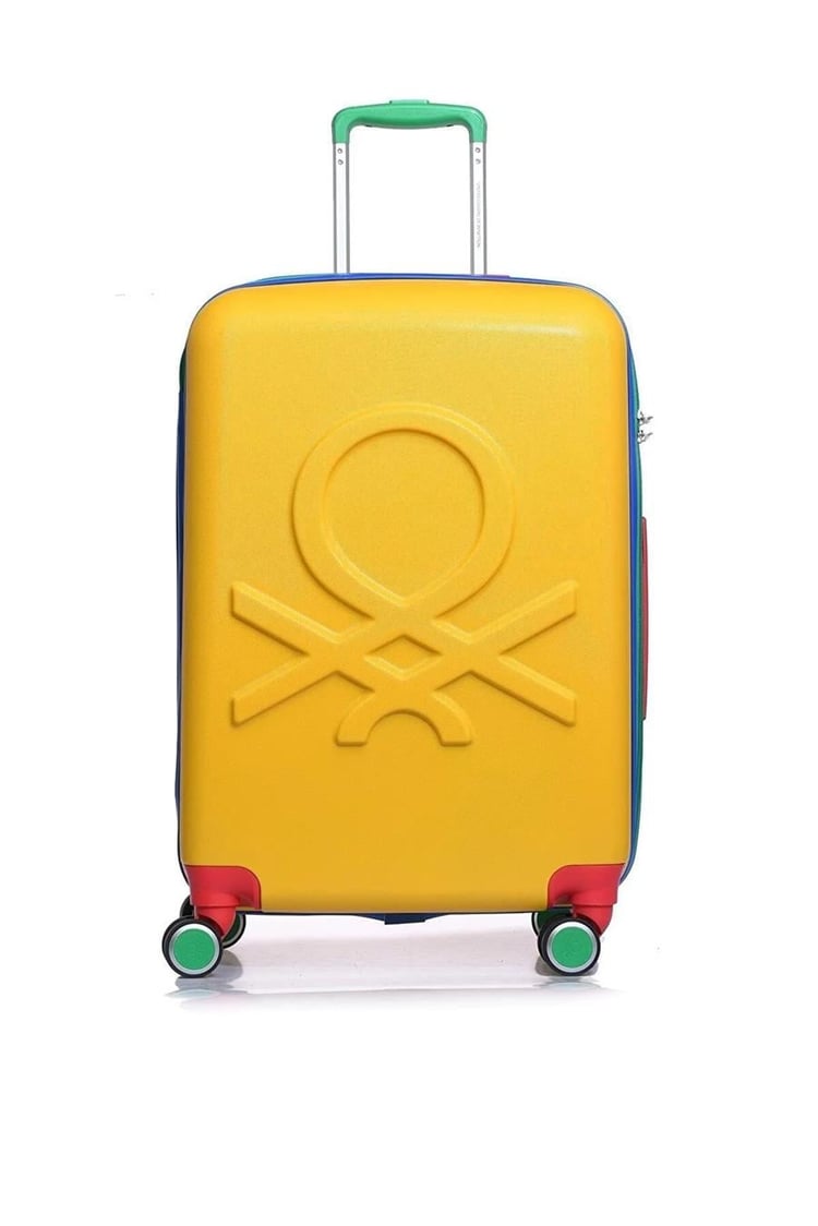 Benetton 14BNT700-02-SR Trolley 60 Cm Sarı Orta Boy Valiz