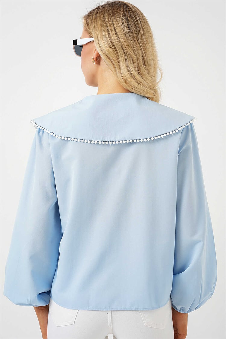 Bigdart 20314 Mavi Kadın Gömlek