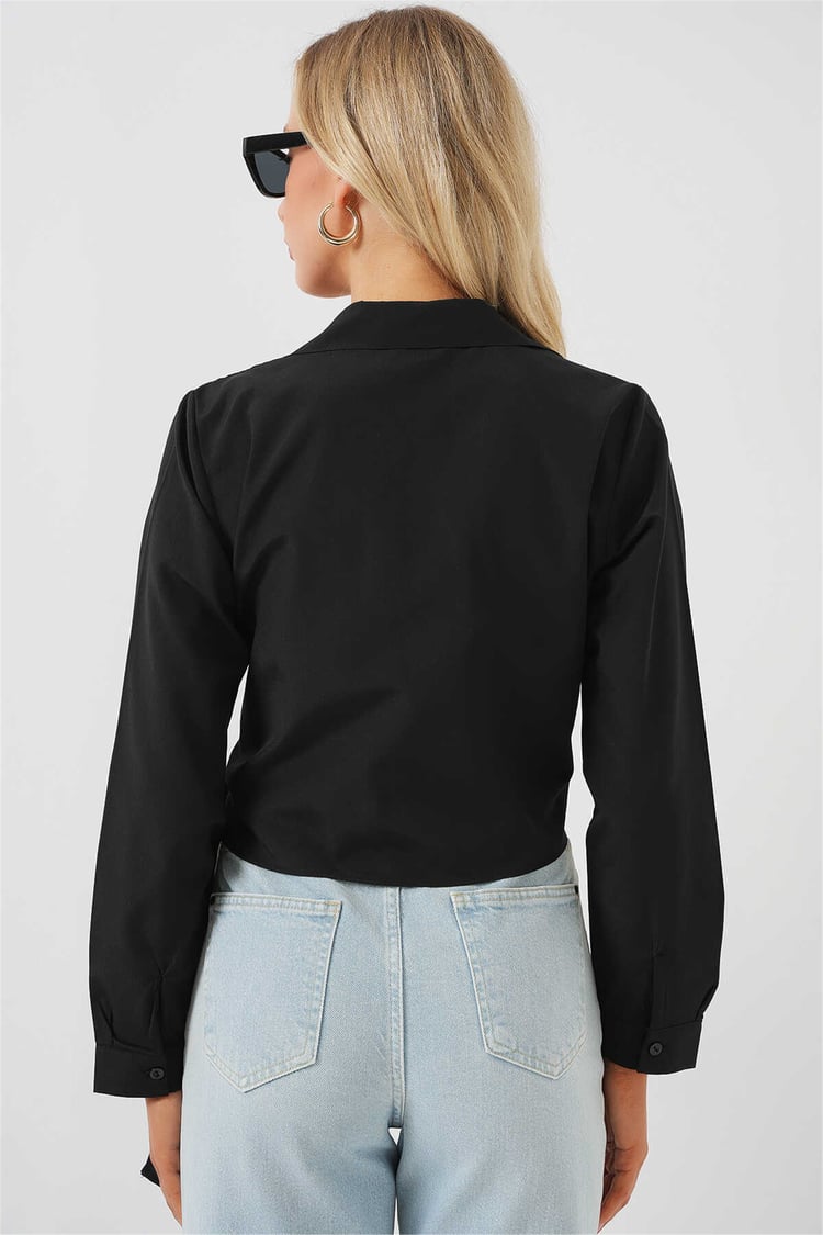 Bigdart 20325 Siyah Kadın Gömlek