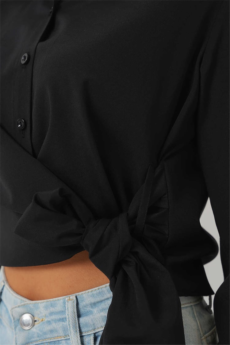 Bigdart 20325 Siyah Kadın Gömlek