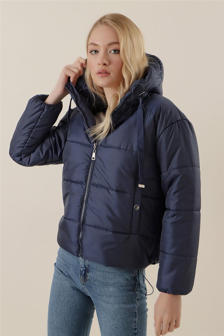 Bigdart 5117 Lacivert Kadın Mont
